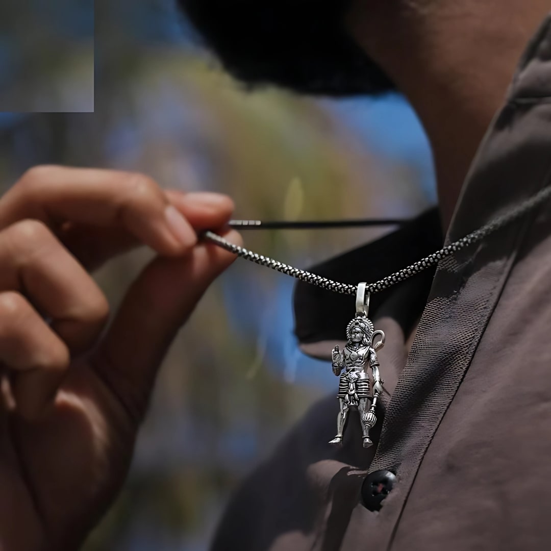 Lord Hanuman Pendant with Chain