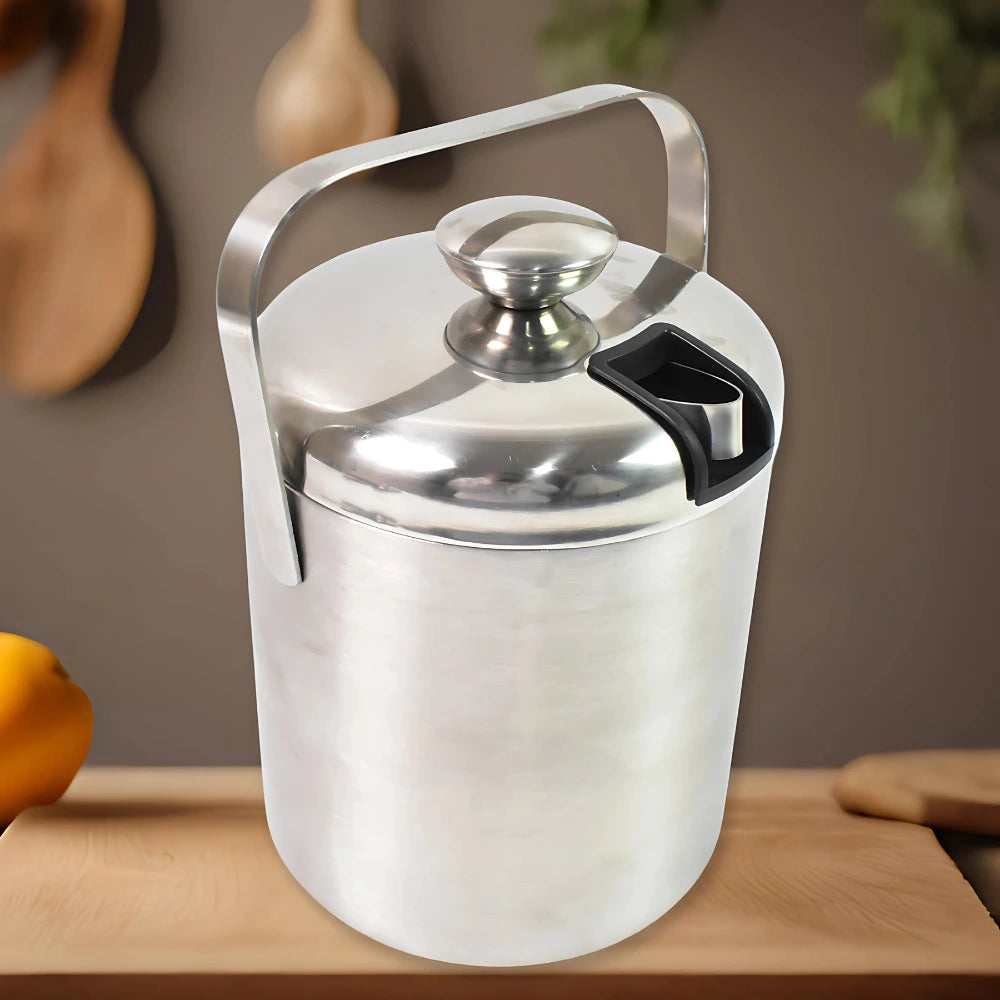 Double-Walled Stainless Ice Bucket