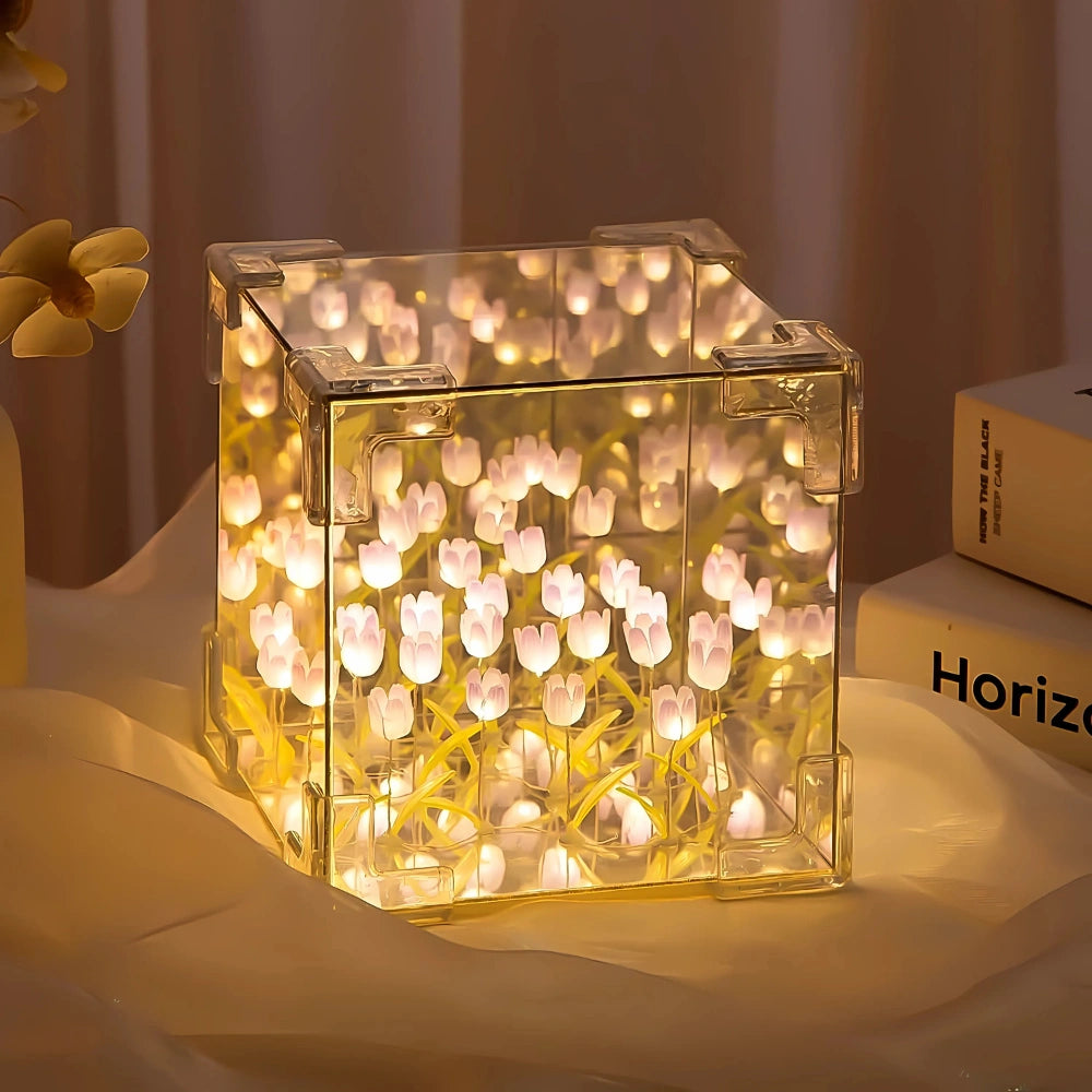 Tulip Night Lamp & Mirror