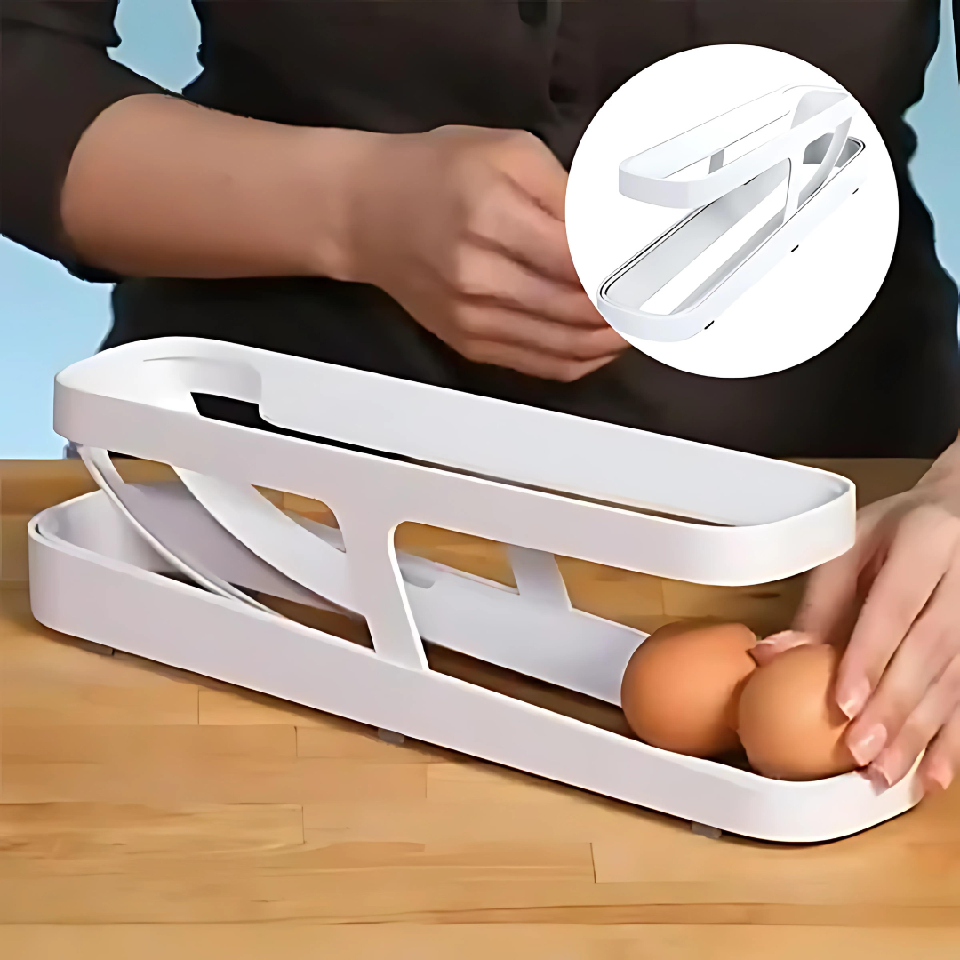 Automatically Rolling Egg Holder