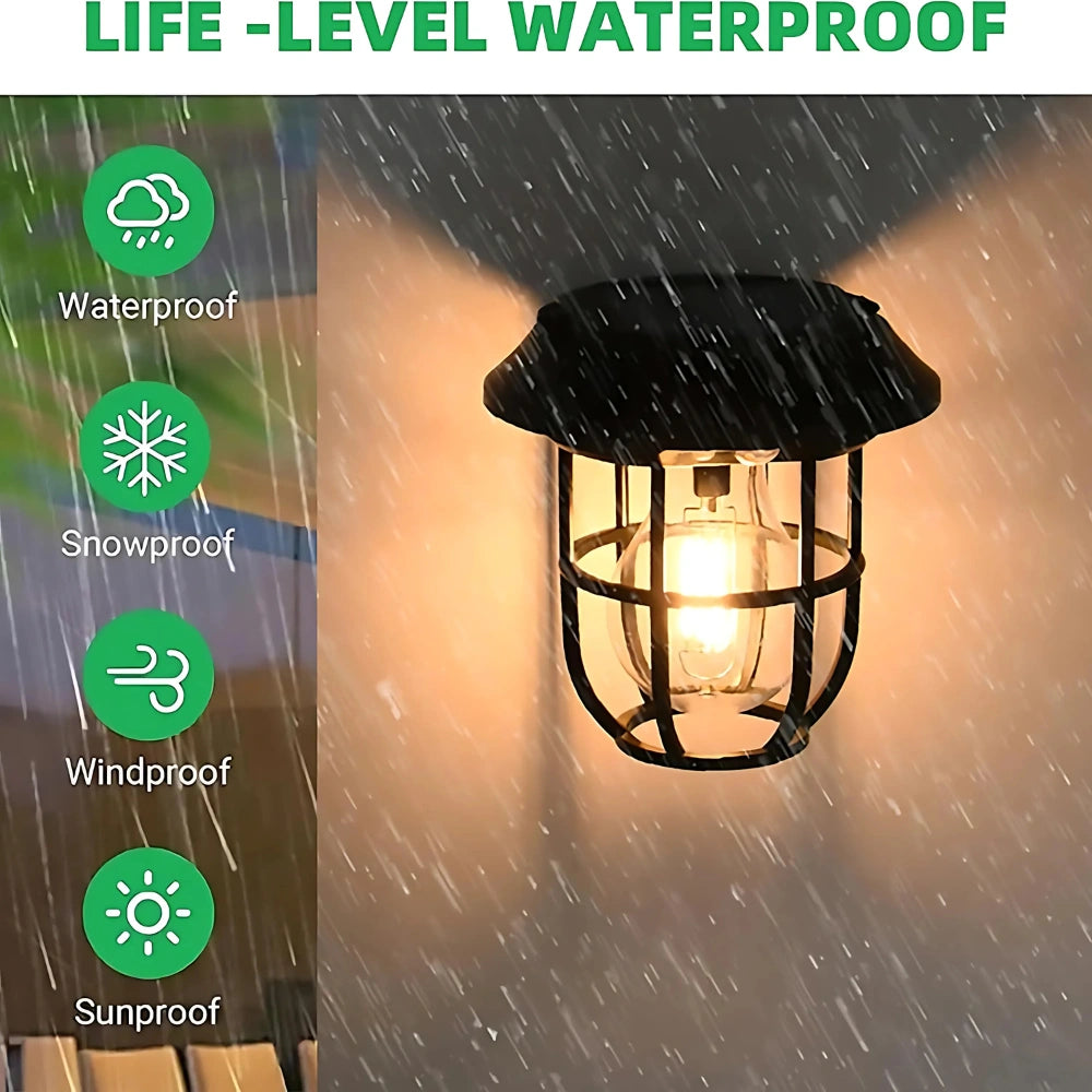 Solar Motion Sensor Wall Light