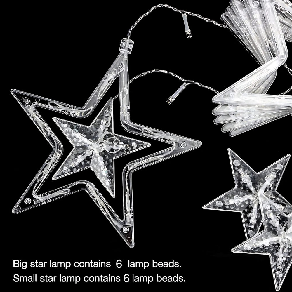 Star Curtain String Lights