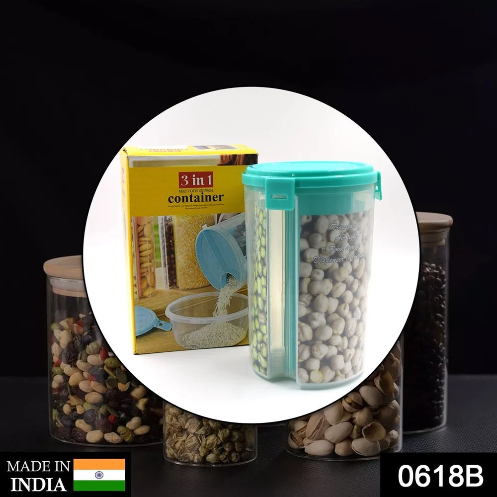 3-in-1 Airtight Kitchen Container