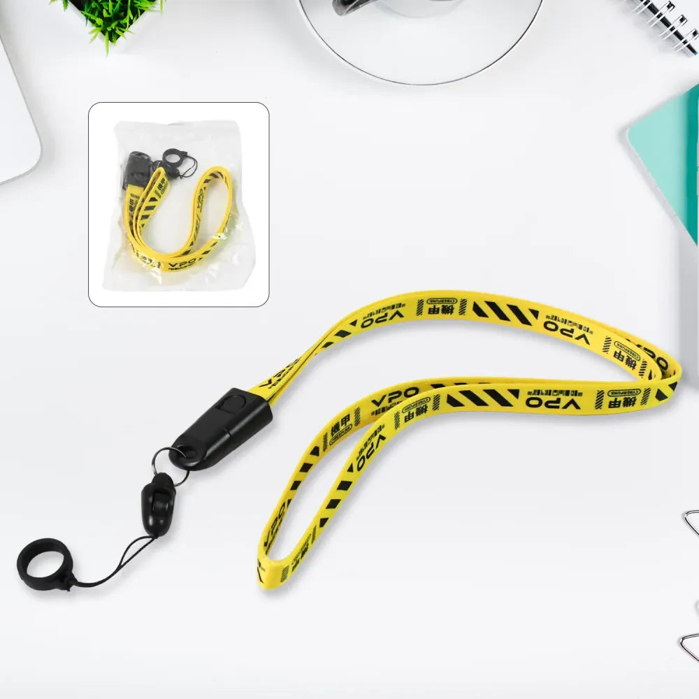 2-in-1 charging lanyard cable - office