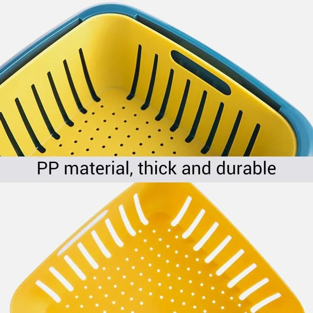 2-in-1 drainer basket - home & kitchen