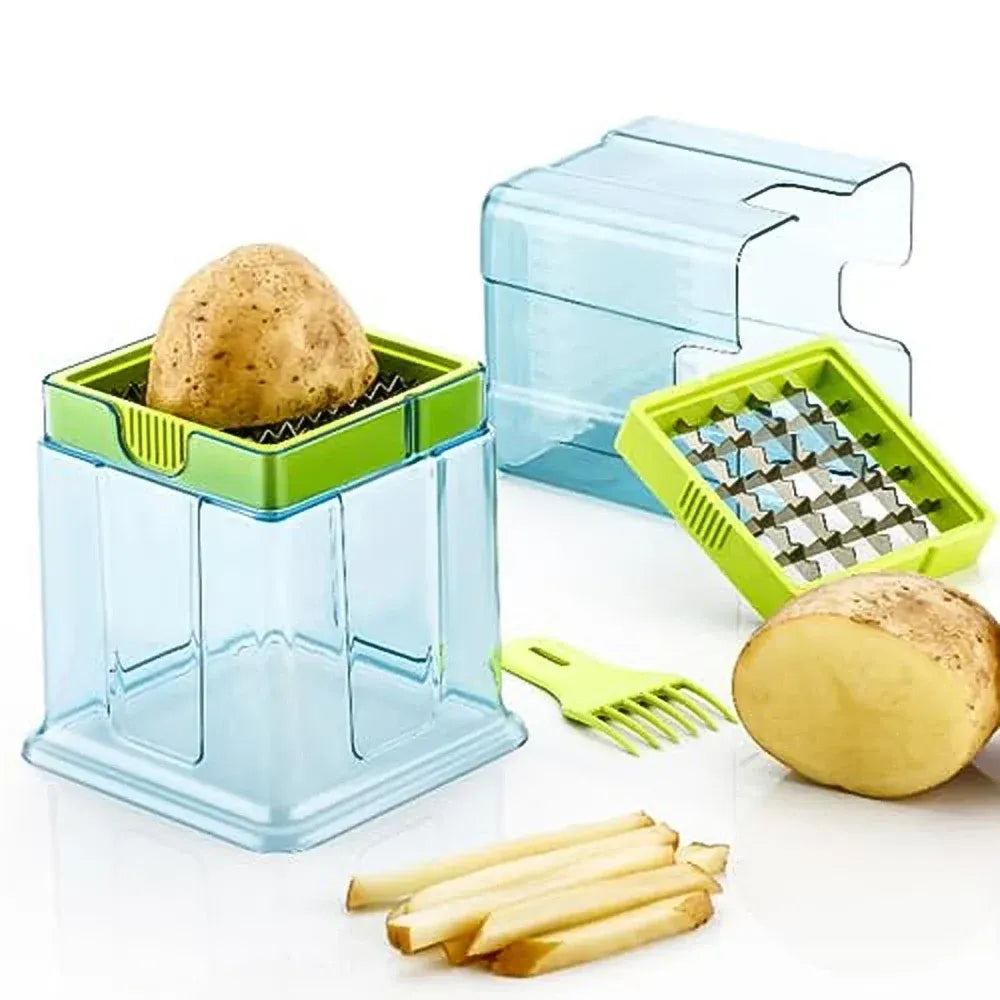 2-in-1 french fry cutter - home & kitchen