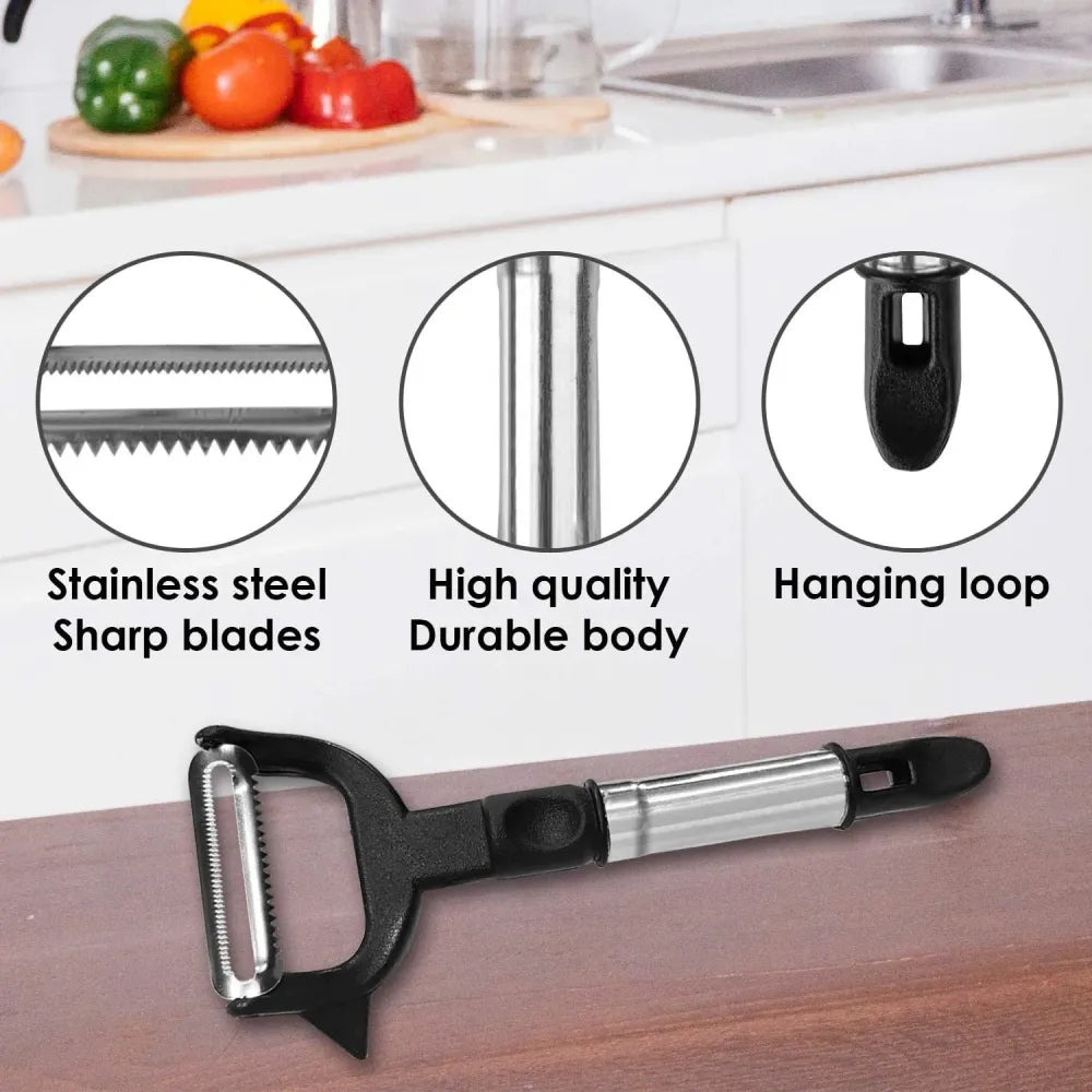 2-in-1 julienne & veg peeler - home kitchen