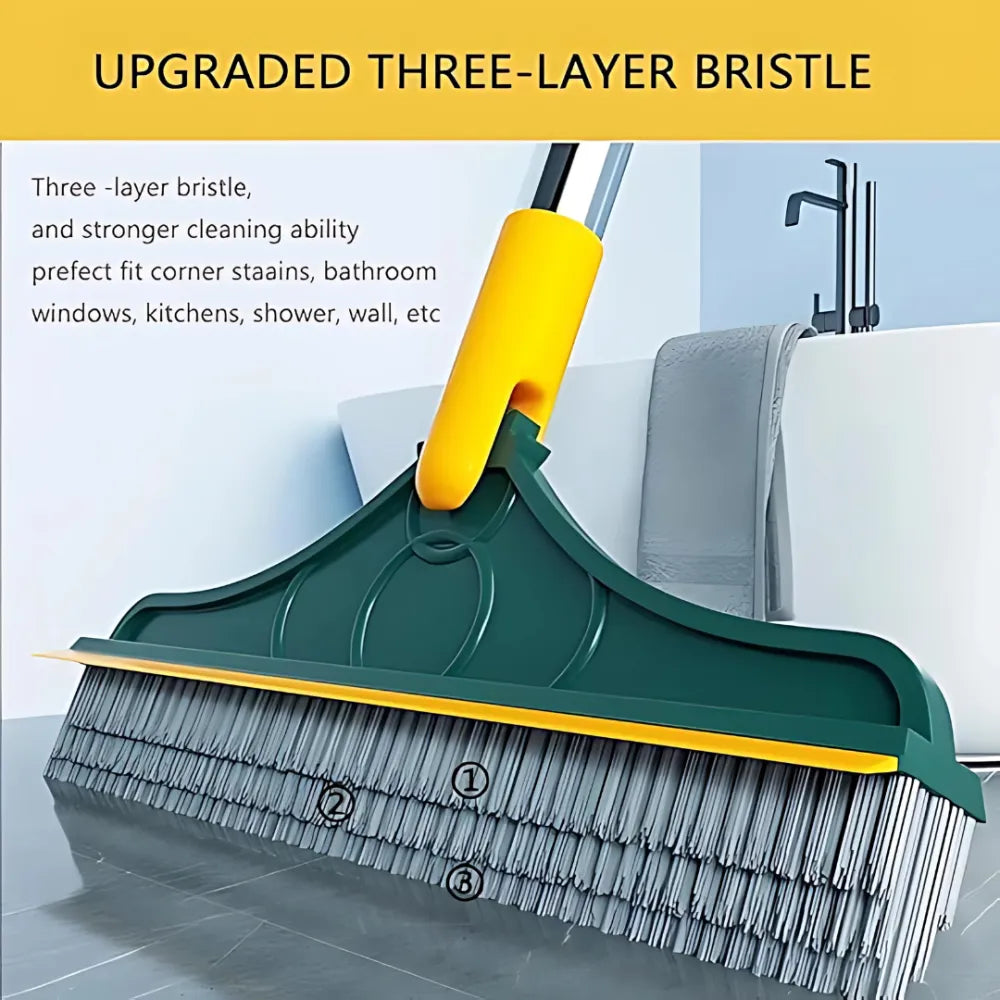 2 in 1 long handle cleaning wiper