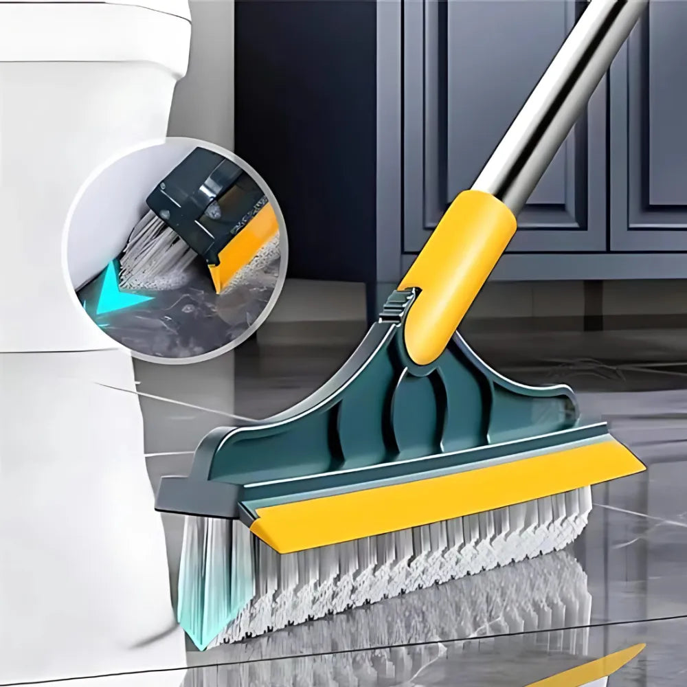 2 in 1 long handle cleaning wiper