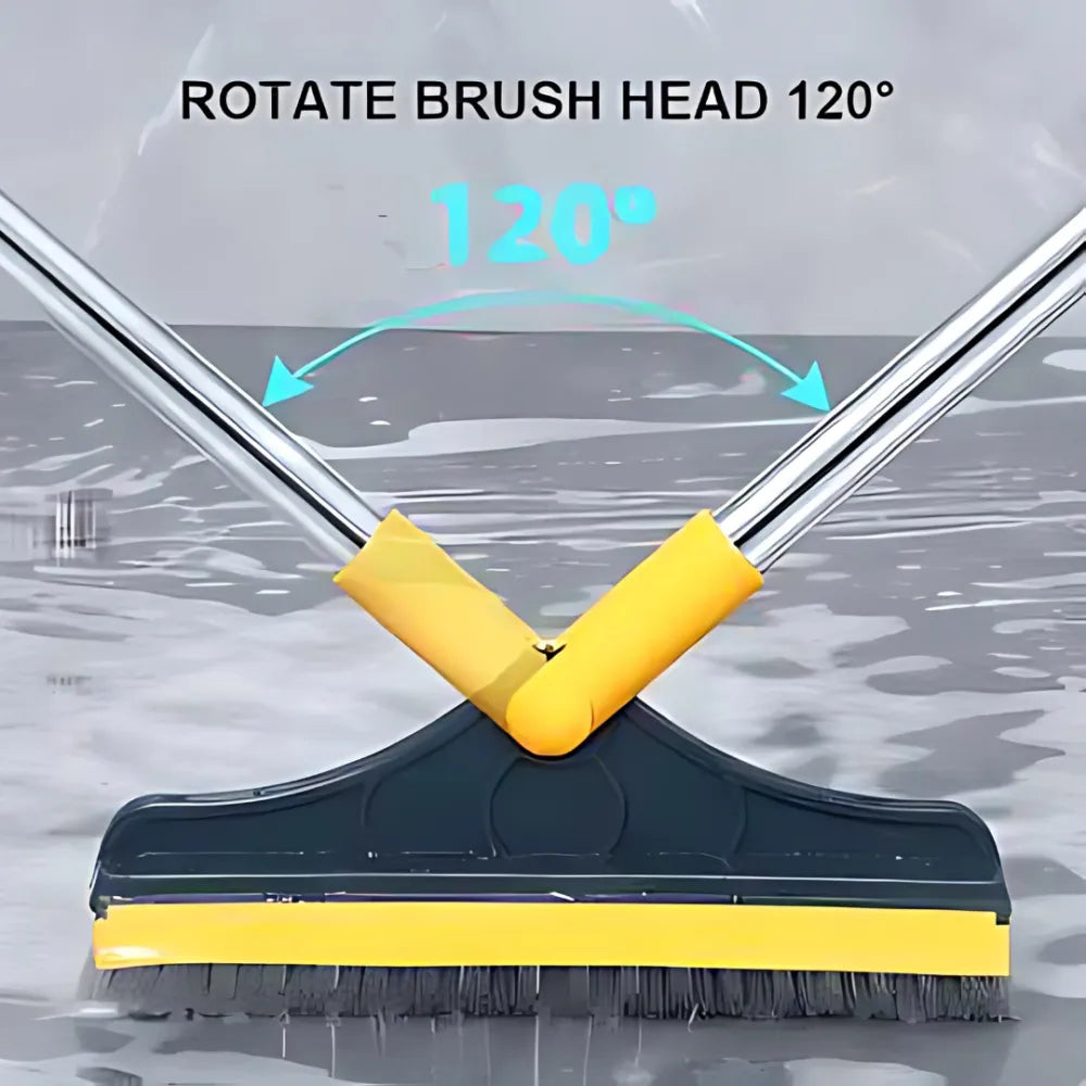 2 in 1 long handle cleaning wiper