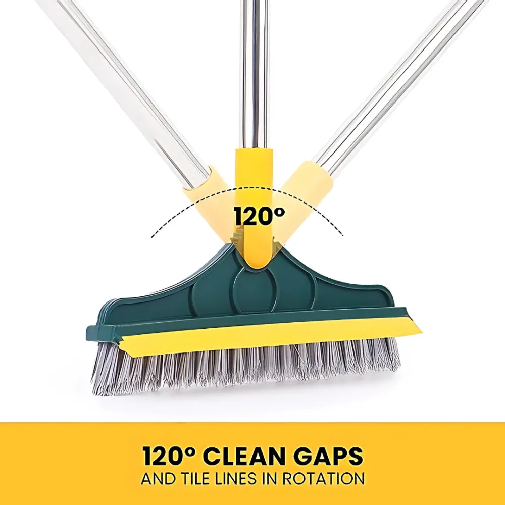 2 in 1 long handle cleaning wiper