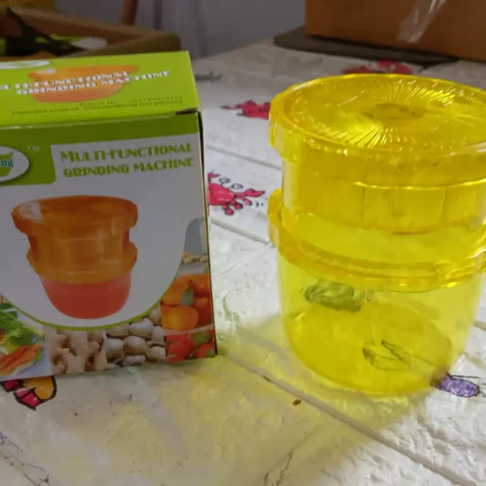 2-in-1 manual juicer & grinder - home kitchen