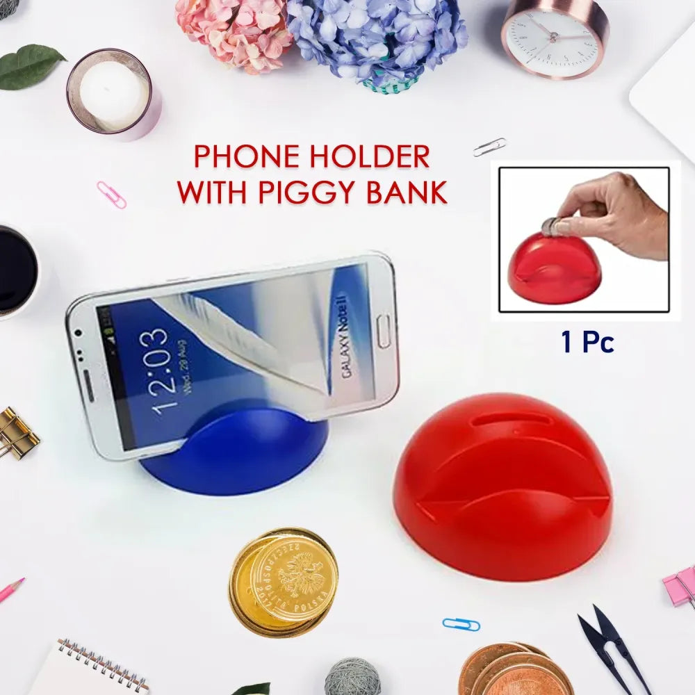 2-in-1 phone stand bank - home improvement