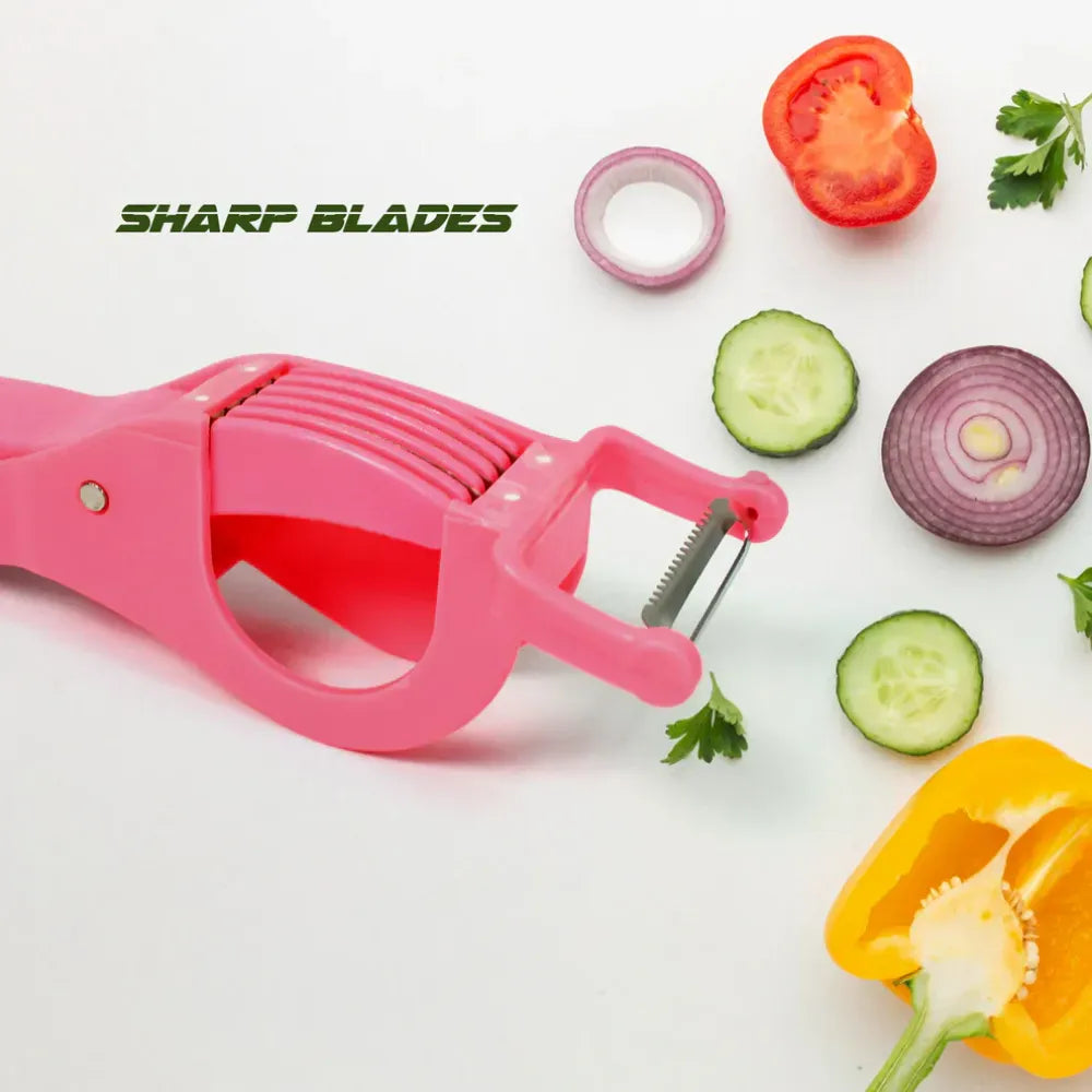 2-in-1 vegetable cutter & peeler - home kitchen