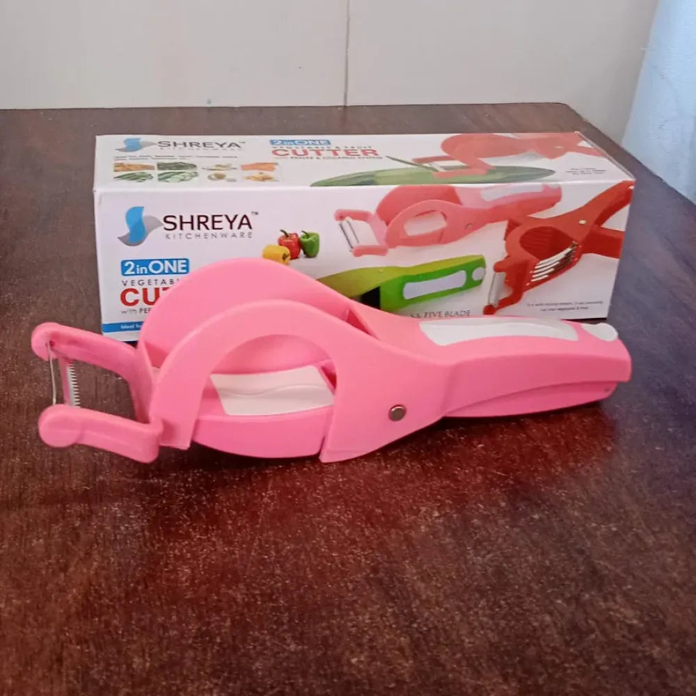 2-in-1 vegetable cutter & peeler - home kitchen