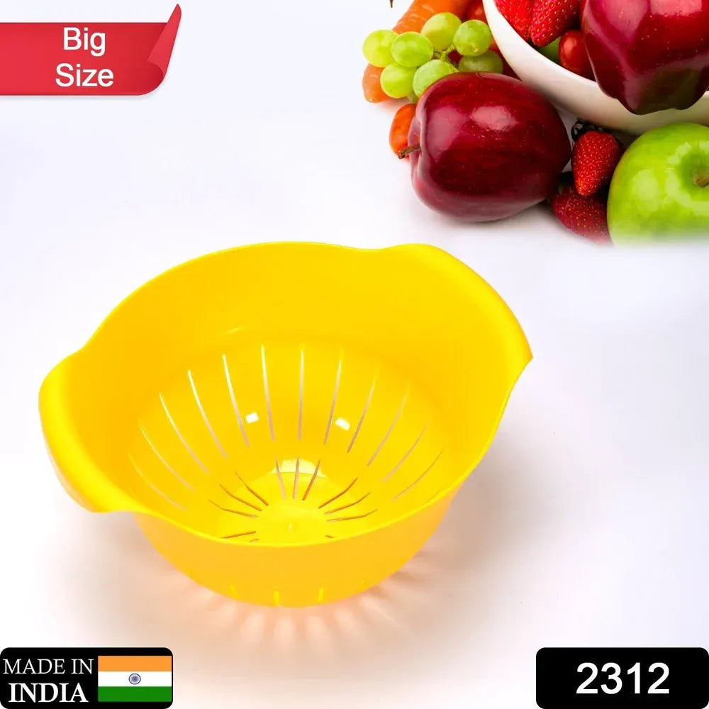 2-in-1 washing & strainer bowl - kitchen tool