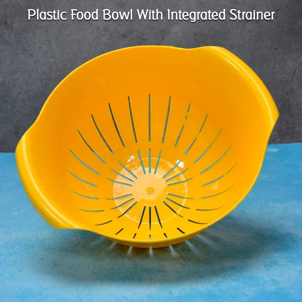2-in-1 washing & strainer bowl - kitchen tool