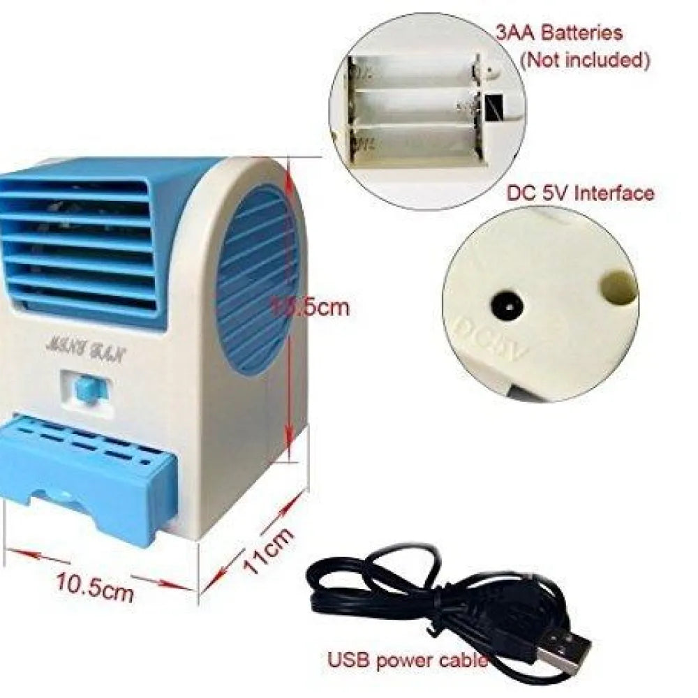201 dual bladeless mini air conditioner - home & kitchen