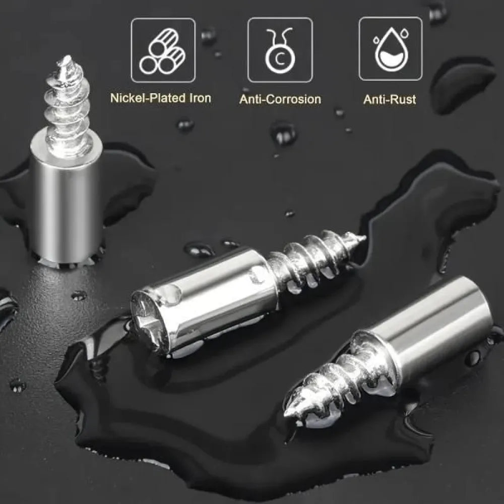 20pcs metal shelf support pegs with anti-slip self-tapping screws set