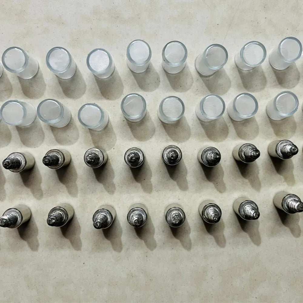 20pcs metal shelf support pegs with anti-slip self-tapping screws set