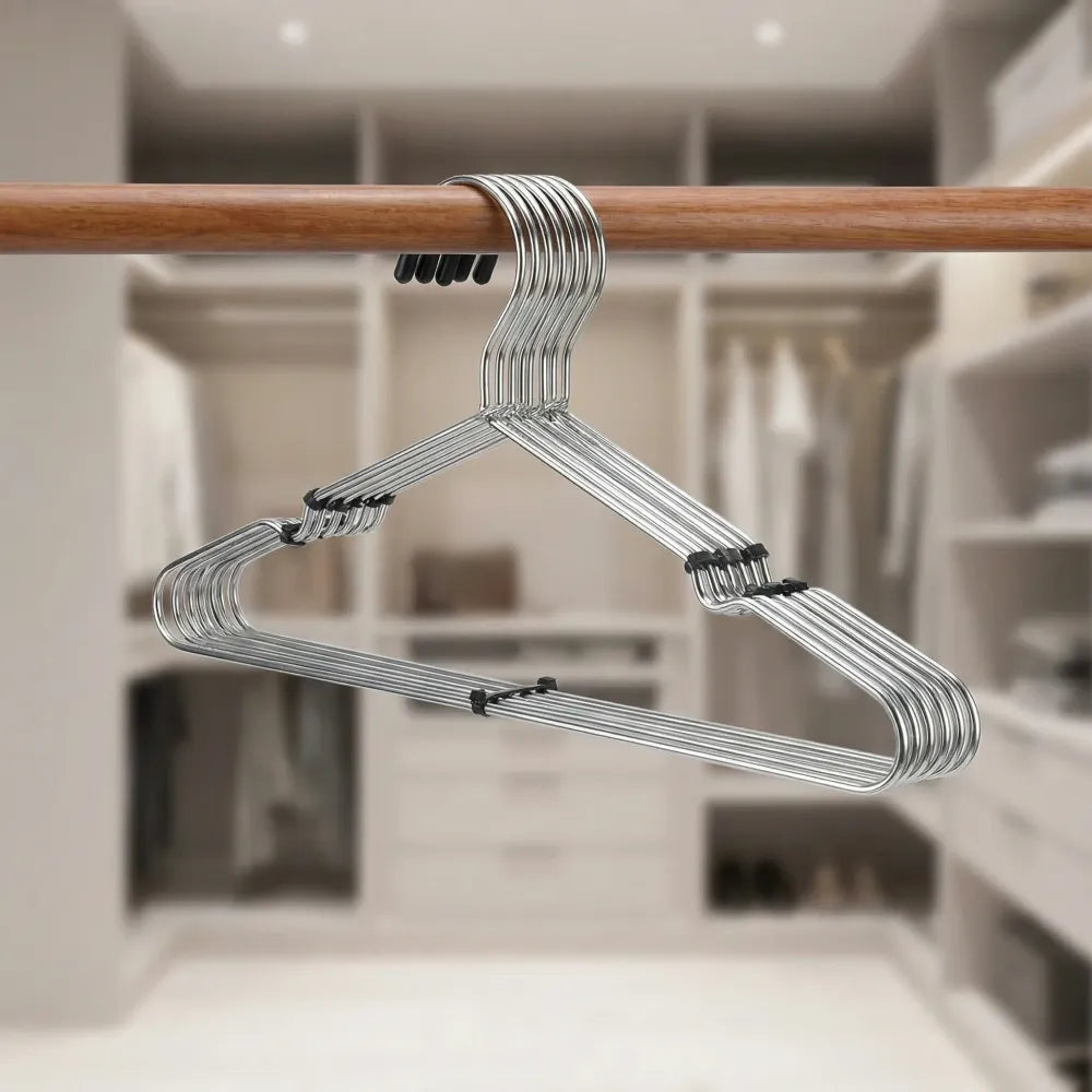 230 stainless steel cloth hanger (12 pcs) - home & kitchen
