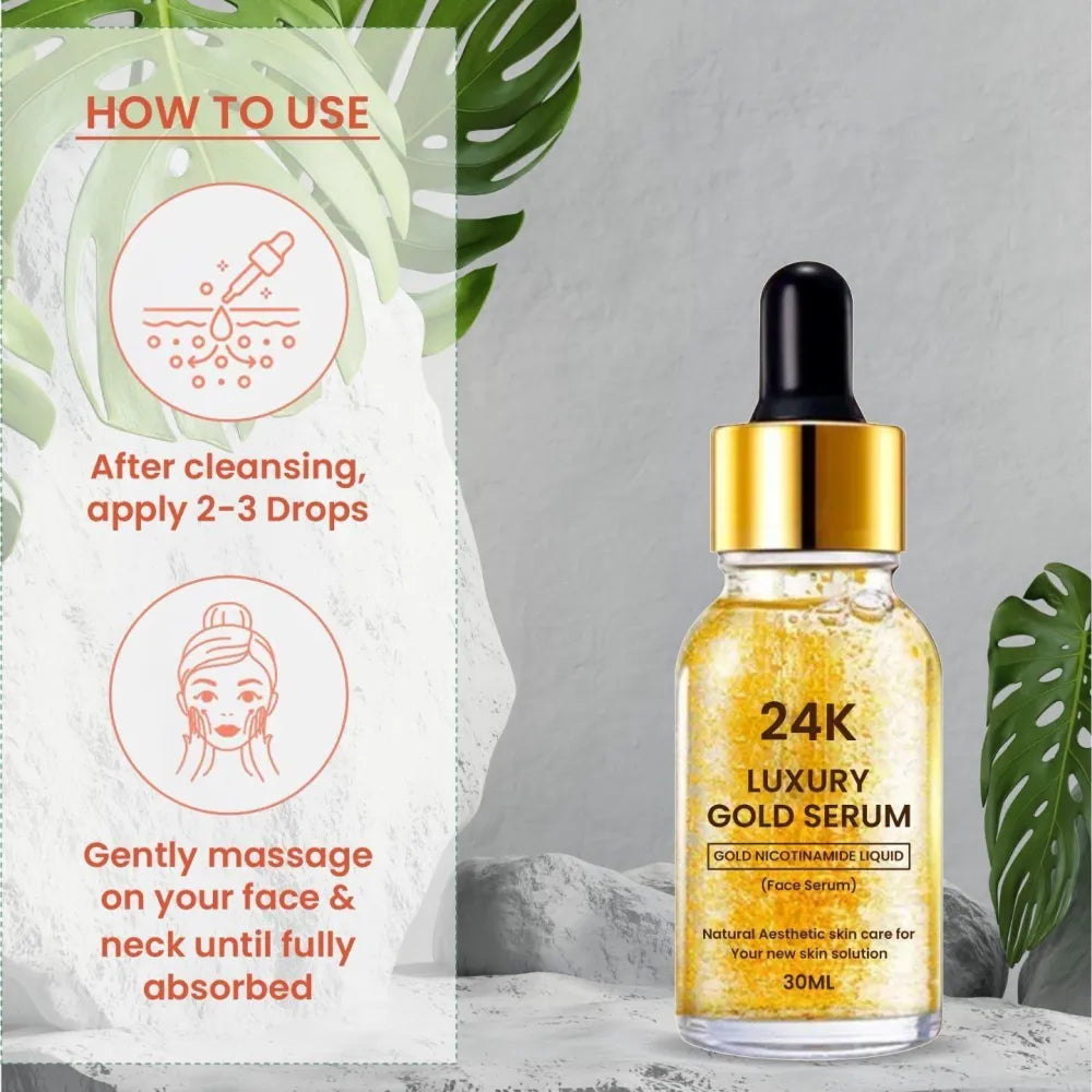 24k gold face serum (pack of 2)