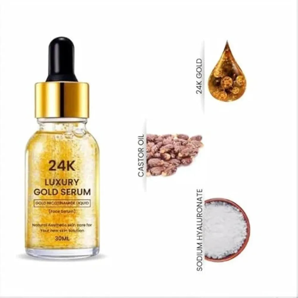24k luxury gold face serum (pack of 2)