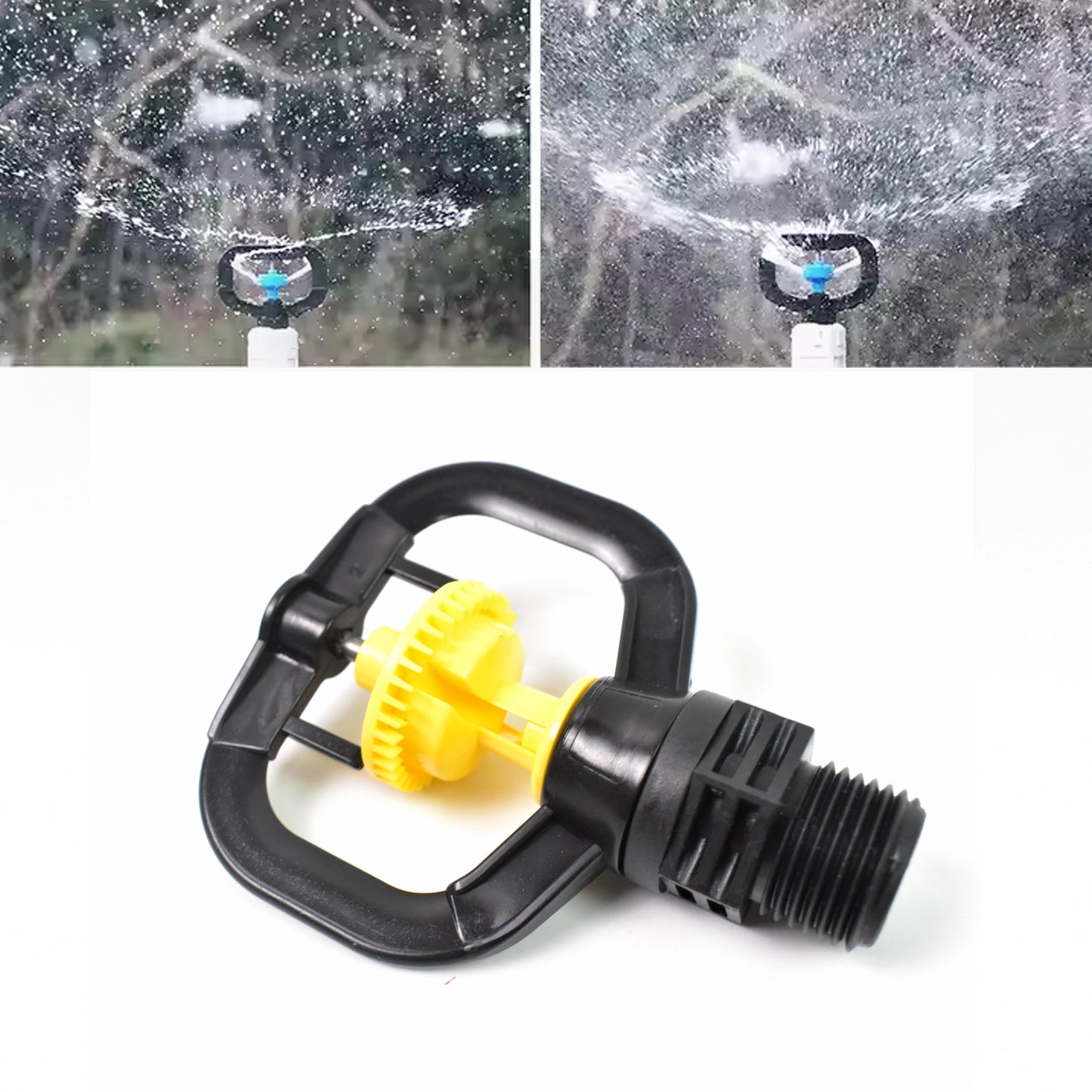 Wide-Coverage Rotating Garden Sprinkler