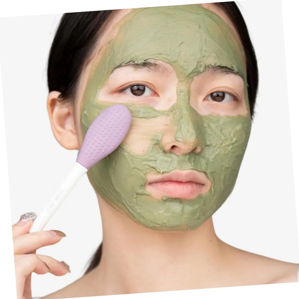 Dual-Headed Silicone Mask Brush