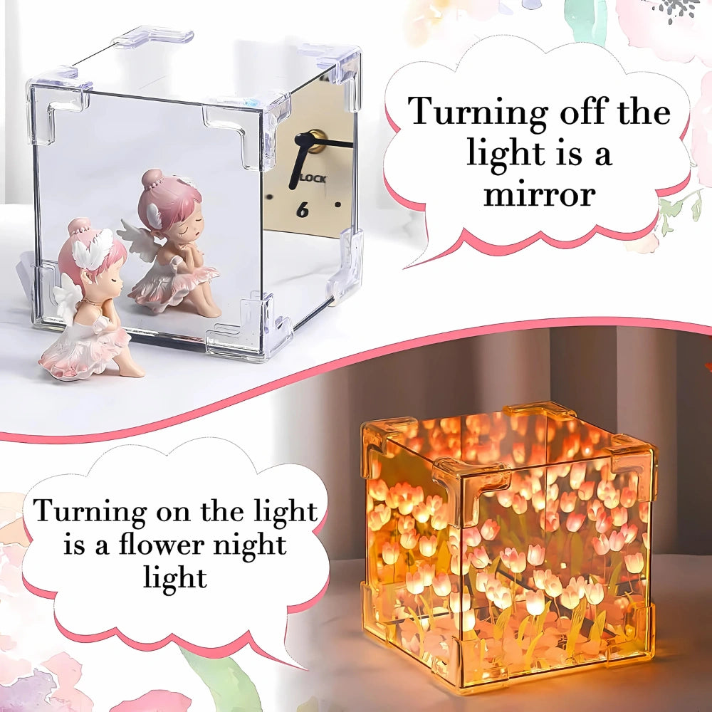 Tulip Night Lamp & Mirror