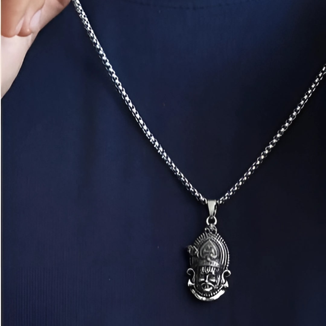 Khatu Shyam Maharaj Pendant with Chain