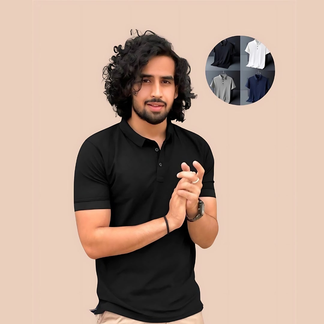 Men's Polo T-Shirt (Pack Of 4)