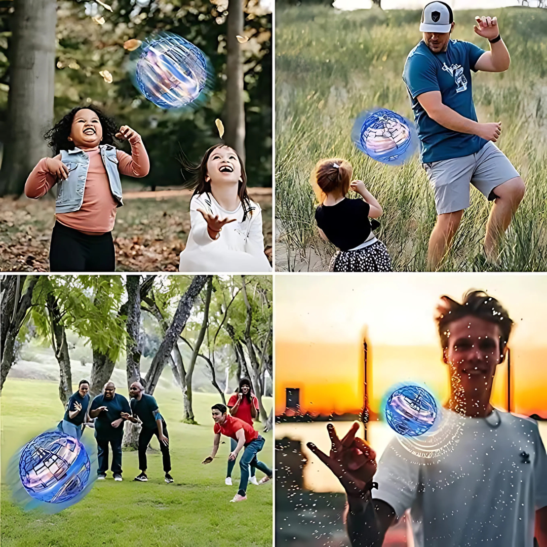 Flying Boomerang Spinner Ball