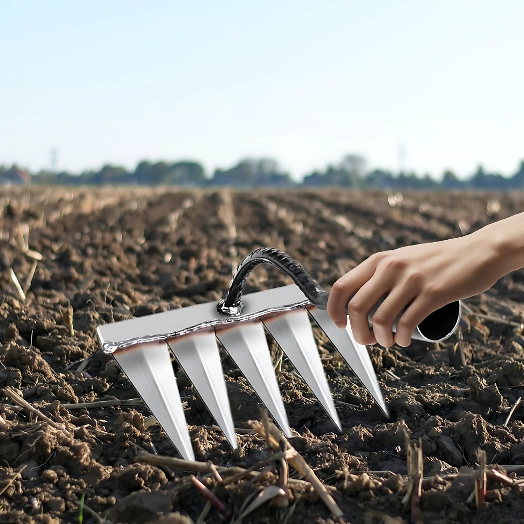 5 Teeth Steel Nail Rake