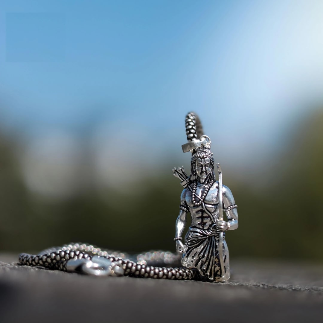 Lord Ram Pendant With Chain
