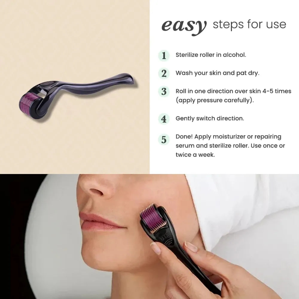 2mm derma roller kit - health & beauty