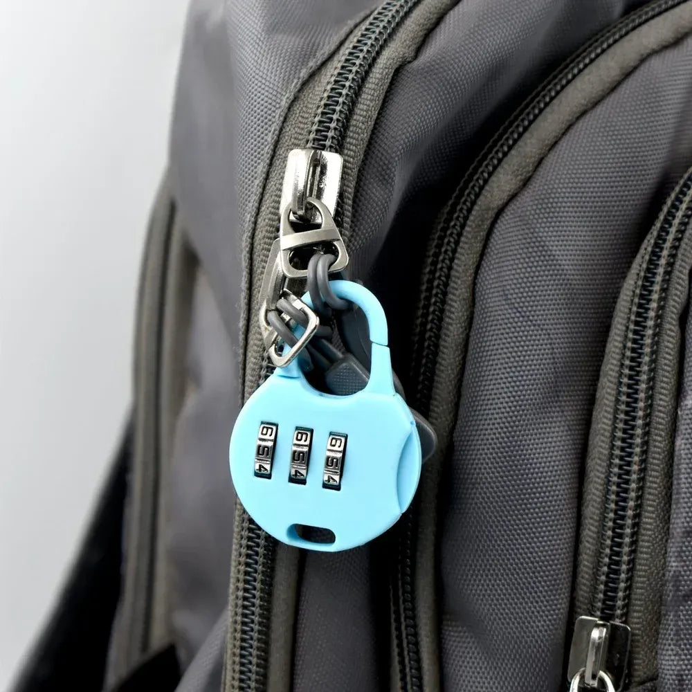 3-digit zipper security lock - home improvement
