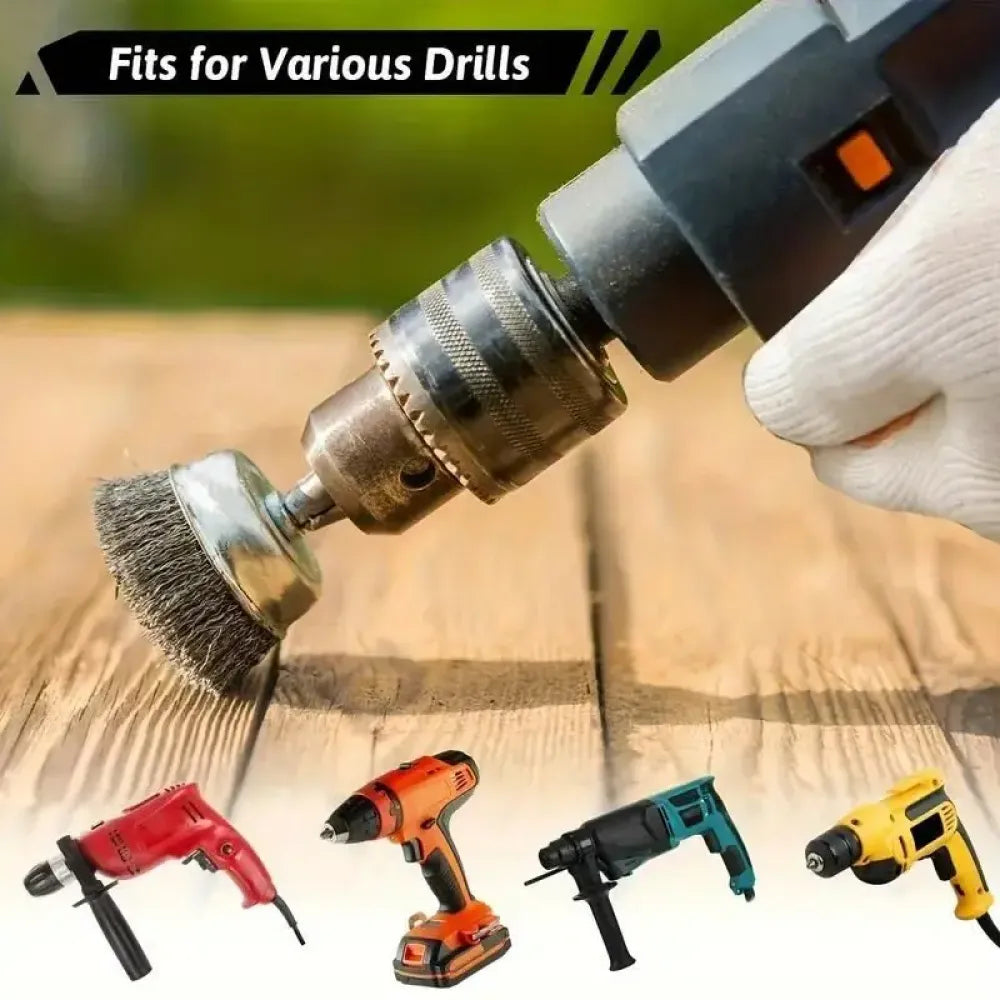 3’’ drill wheel brush – 1 pc