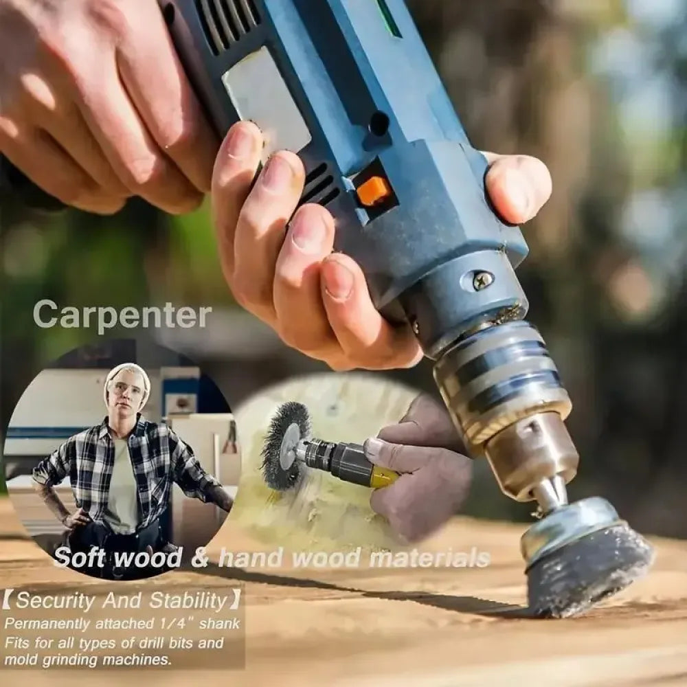 3’’ drill wheel brush – 1 pc
