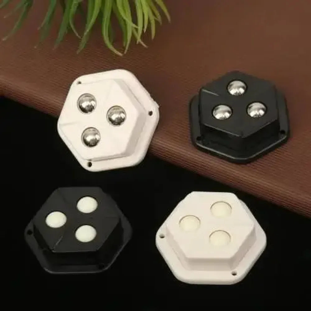 3-eyed storage box wheels – pack of 4