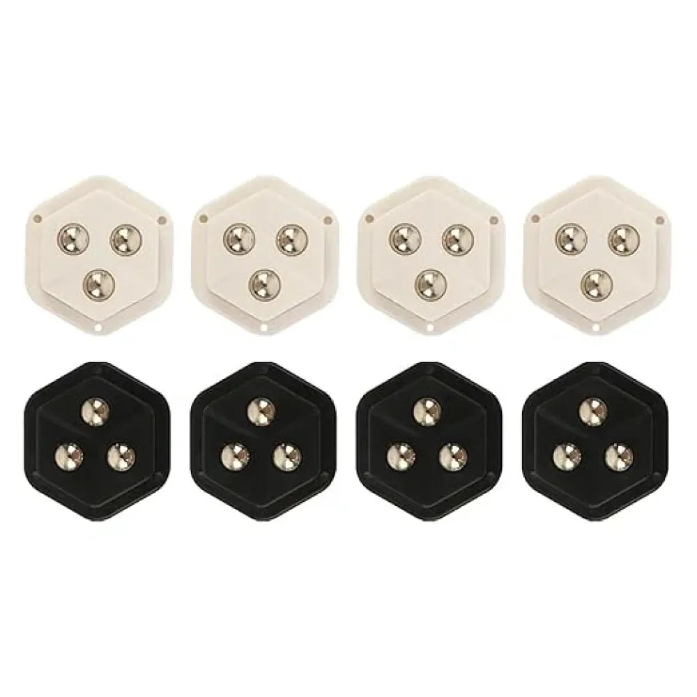 3-eyed storage box wheels – pack of 4