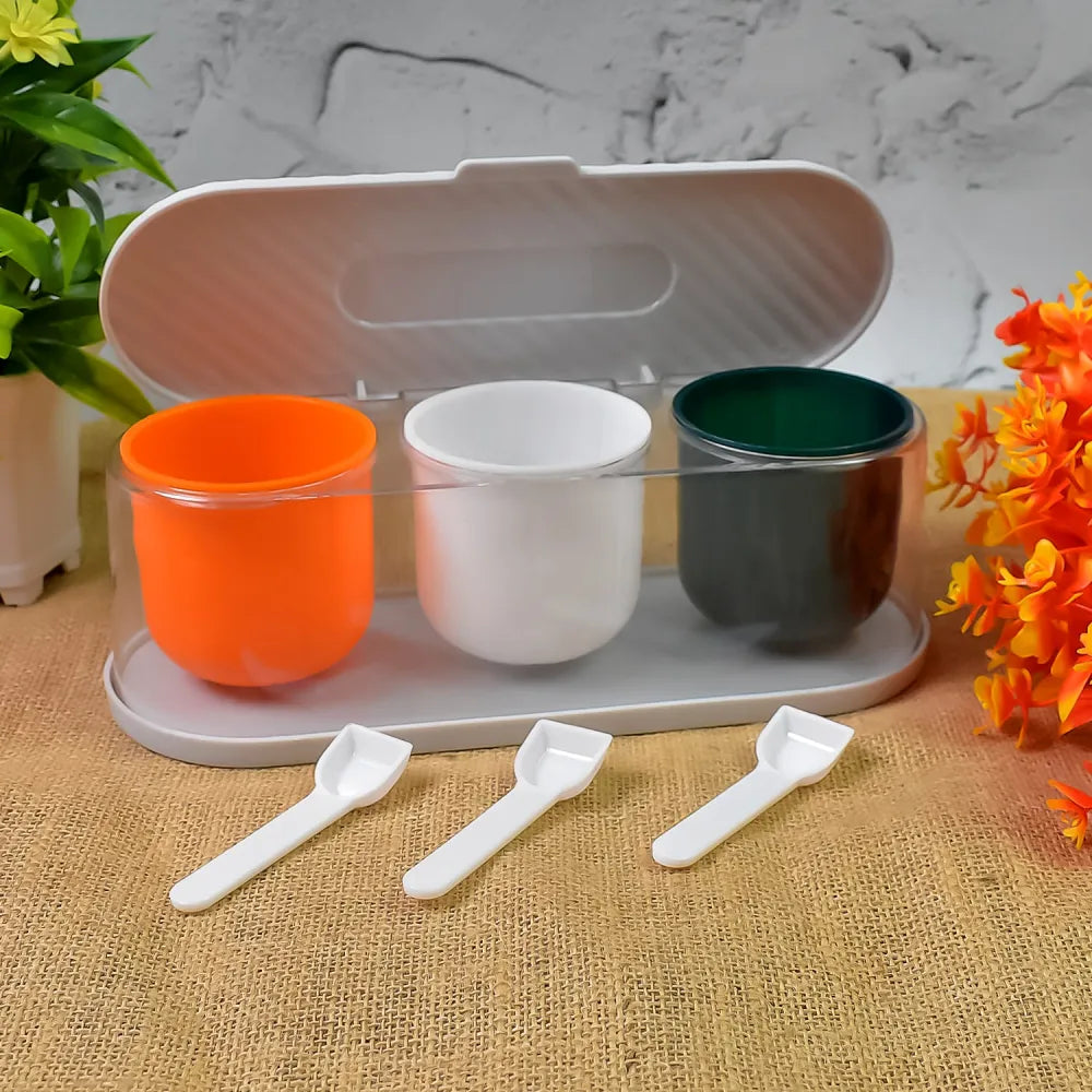 3-grid spice storage box - home & kitchen
