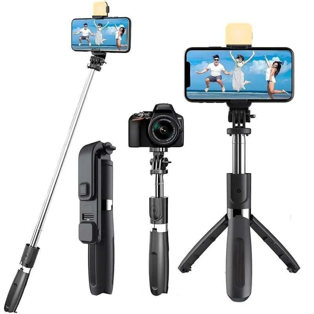 3-in-1 bluetooth tripod