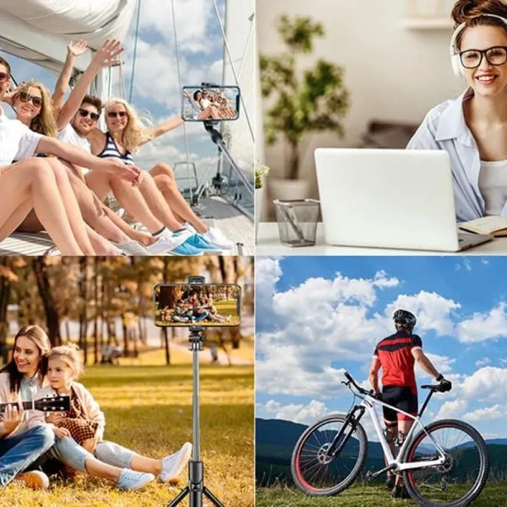 3-in-1 bluetooth tripod