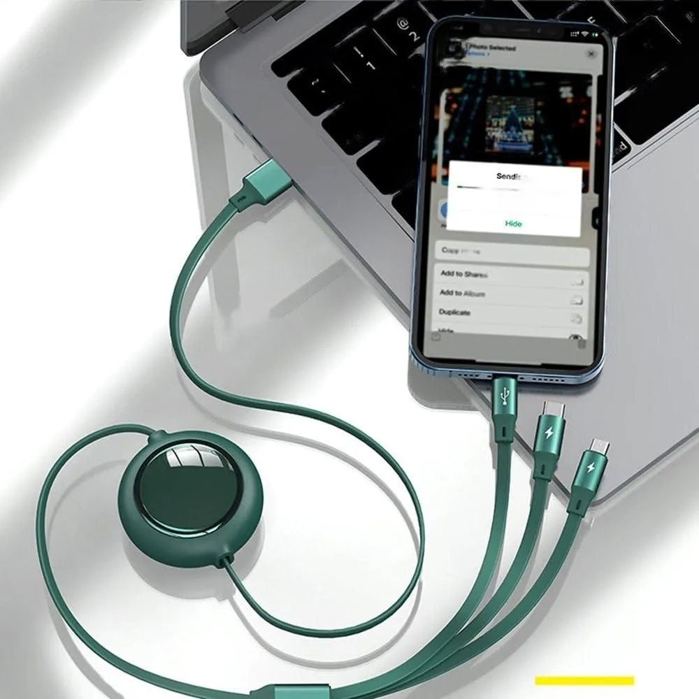 3 in 1 charging data cable
