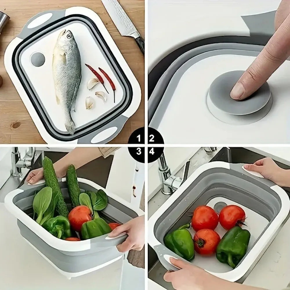 3-in-1 collapsible kitchen helper - tool