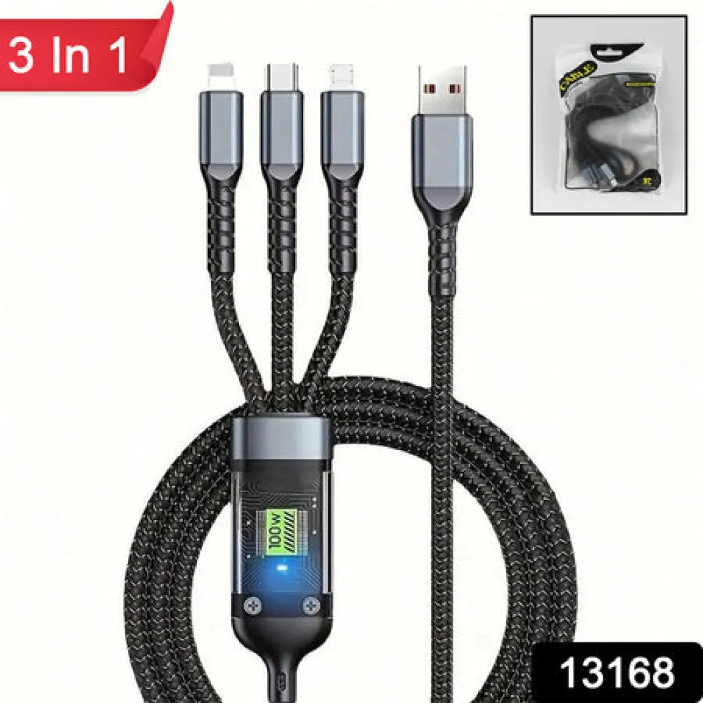 3-in-1 fast charging cable - electronics