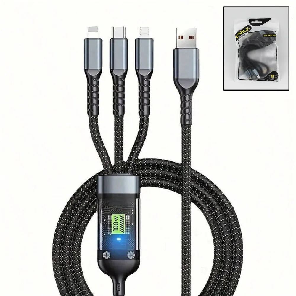 3-in-1 fast charging cable - electronics