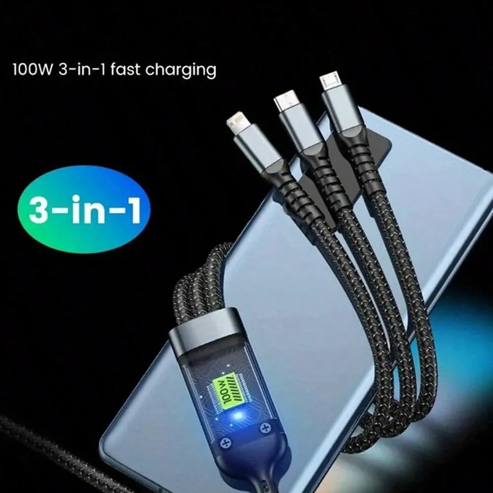 3-in-1 fast charging cable - electronics