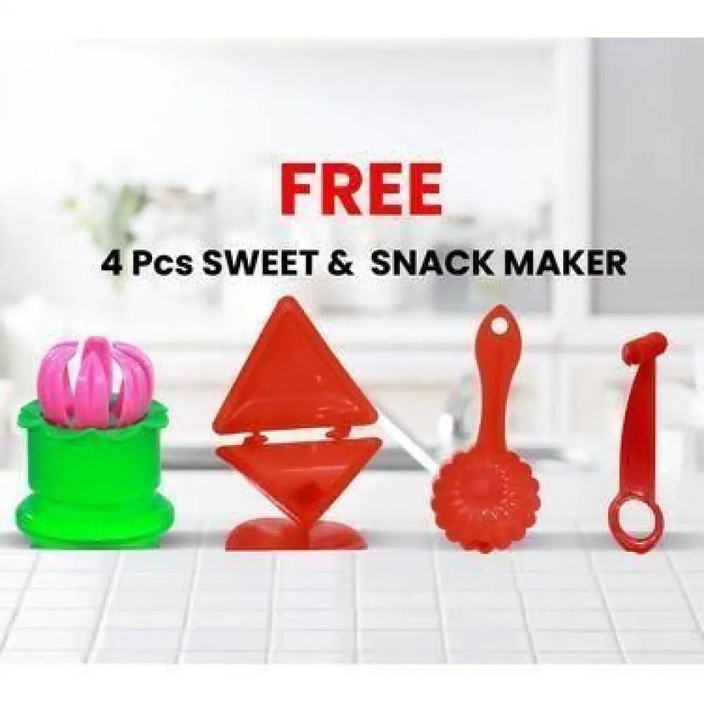 3 in 1 puri maker + free 4 pcs snack